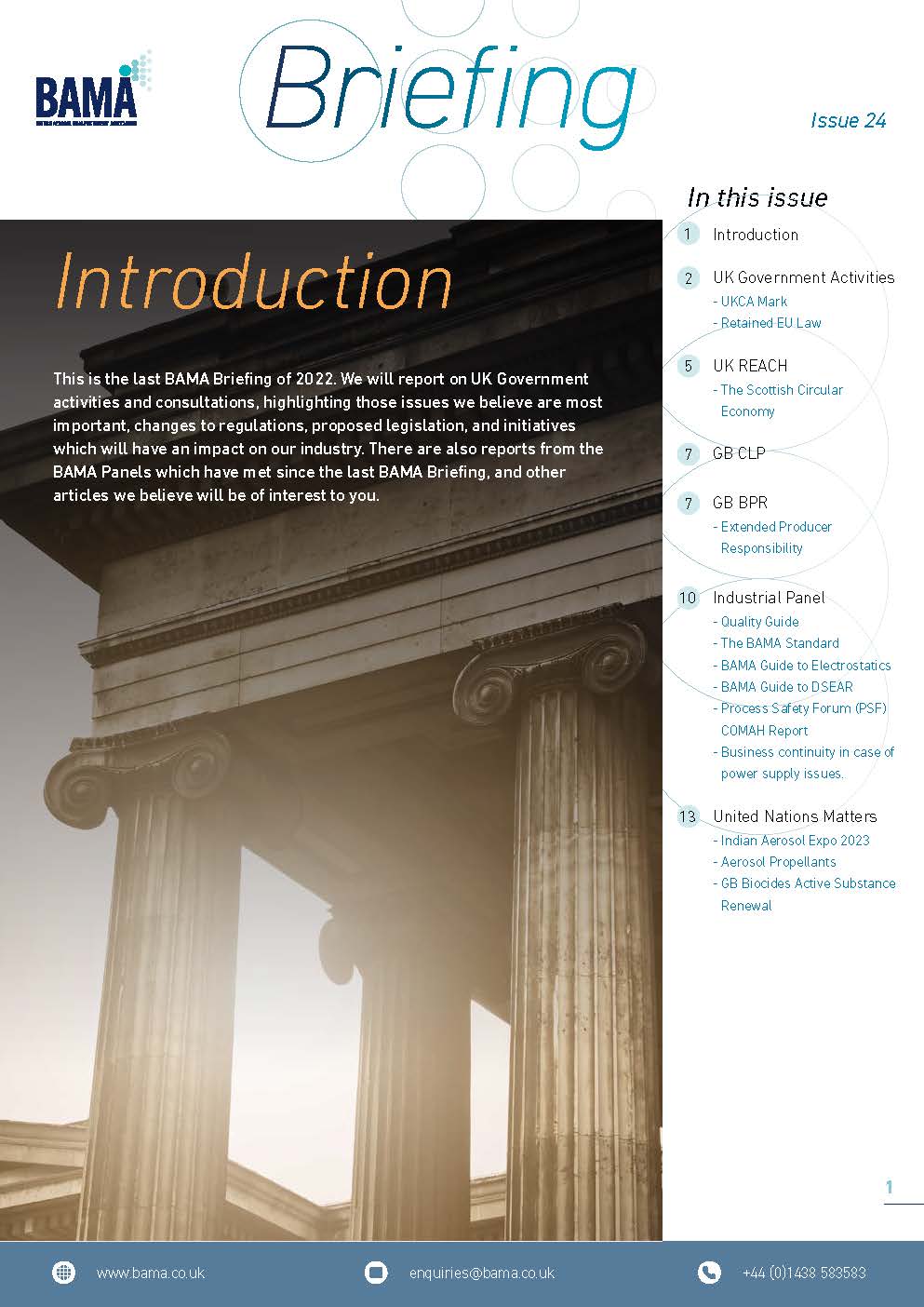 BAMA  Briefing Issue 24